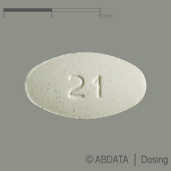 Produktabbildungen für ALENDRONSÄURE Aurobindo 70 mg Tabletten in der Vorder-, Hinter- und Seitenansicht.