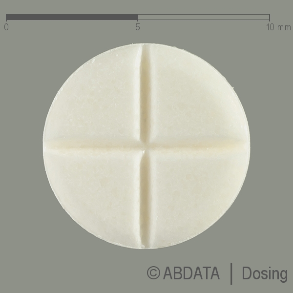 Produktabbildungen für TIAPRID AL 100 mg Tabletten in der Vorder-, Hinter- und Seitenansicht.