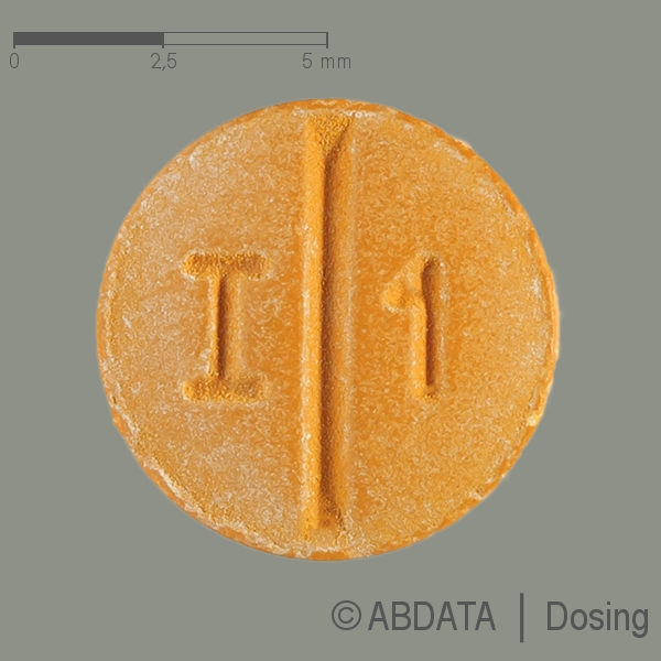 Produktabbildungen für IMATINIB BASICS 100 mg Filmtabletten in der Vorder-, Hinter- und Seitenansicht.