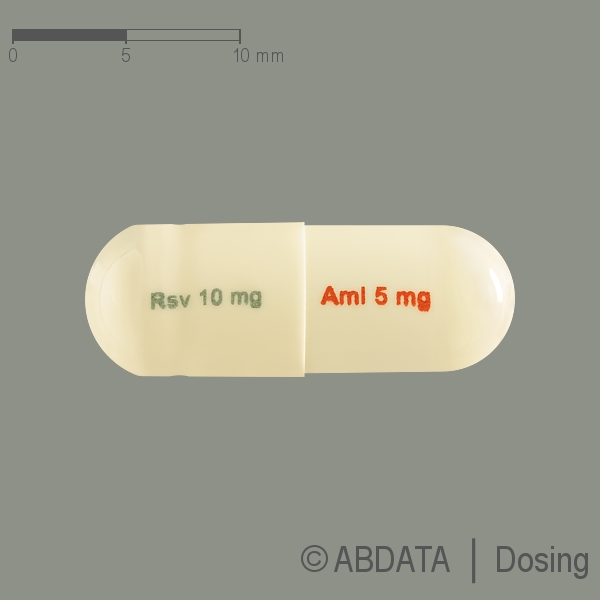 Produktabbildungen für ROSUAMLO APONTIS 10 mg/5 mg Hartkapseln in der Vorder-, Hinter- und Seitenansicht.