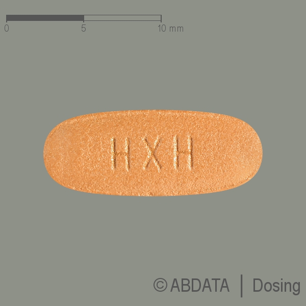 Produktabbildungen für VALSARTAN-1A Pharma plus 160/25 mg Filmtabletten in der Vorder-, Hinter- und Seitenansicht.