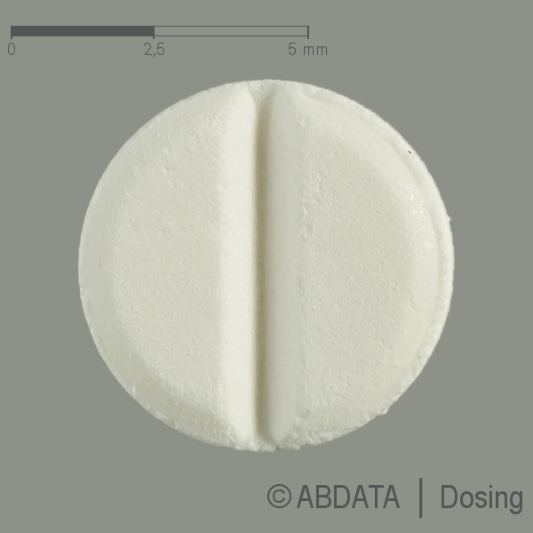 Produktabbildungen für CARVEDILOL Teva 25 mg Tabletten in der Vorder-, Hinter- und Seitenansicht.