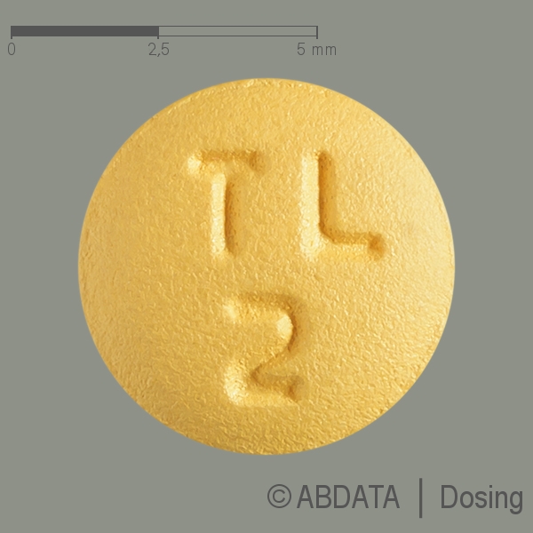 Produktabbildungen für TADALAFIL Mylan 5 mg Filmtabletten in der Vorder-, Hinter- und Seitenansicht.