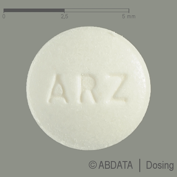 Produktabbildungen für ARIPIPRAZOL Glenmark 5 mg Tabletten in der Vorder-, Hinter- und Seitenansicht.