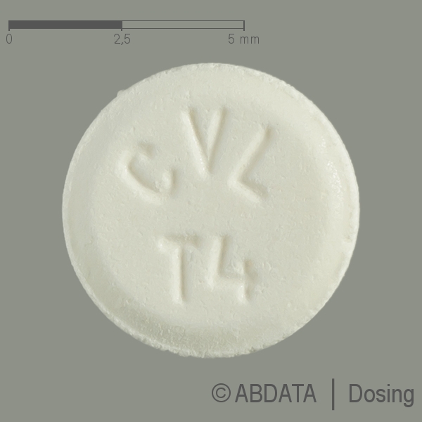 Produktabbildungen für CARVEDILOL Teva 25 mg Tabletten in der Vorder-, Hinter- und Seitenansicht.