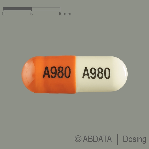 Produktabbildungen für ATOMOXETIN-ratiopharm 80 mg Hartkapseln in der Vorder-, Hinter- und Seitenansicht.