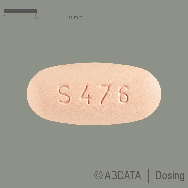Produktabbildungen für SITAGLIPTIN/Metformin STADA 50 mg/850 mg Filmtabl. in der Vorder-, Hinter- und Seitenansicht.