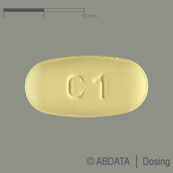 Produktabbildungen für CLARITHROMYCIN STADA 250 mg Filmtabletten in der Vorder-, Hinter- und Seitenansicht.
