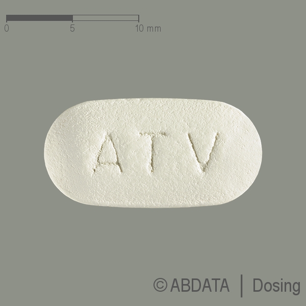 Produktabbildungen für ATORVASTATIN Aristo 80 mg Filmtabletten in der Vorder-, Hinter- und Seitenansicht.