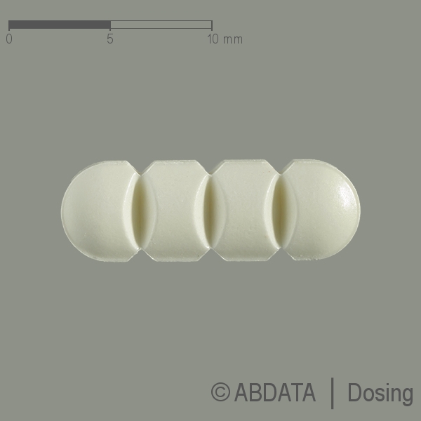 Produktabbildungen für METYPRED 40 mg GALEN Tabletten in der Vorder-, Hinter- und Seitenansicht.