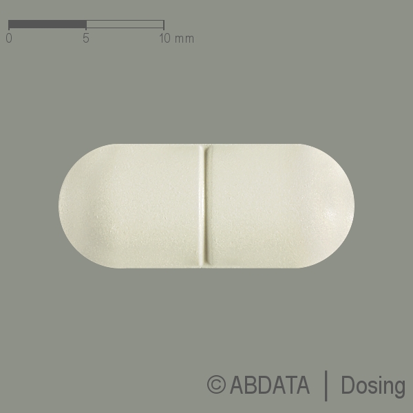 Produktabbildungen für ACICLOVIR 800-1A Pharma Tabletten in der Vorder-, Hinter- und Seitenansicht.
