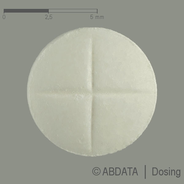 Produktabbildungen für ASS AbZ 100 mg TAH Tabletten in der Vorder-, Hinter- und Seitenansicht.