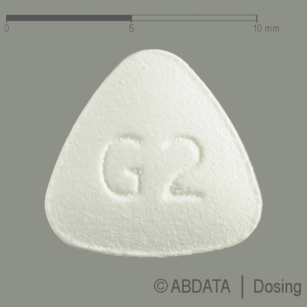 Produktabbildungen für GRANISETRON-ratiopharm 2 mg Filmtabletten in der Vorder-, Hinter- und Seitenansicht.