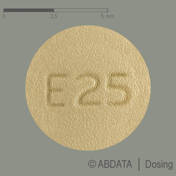 Produktabbildungen für EPLERENON Heumann 25 mg Filmtabletten Heunet in der Vorder-, Hinter- und Seitenansicht.