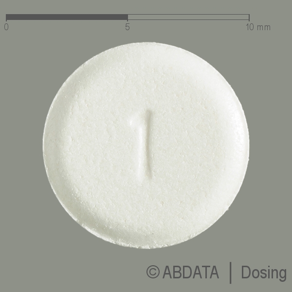 Produktabbildungen für RASAGILIN Hormosan 1 mg Tabletten in der Vorder-, Hinter- und Seitenansicht.