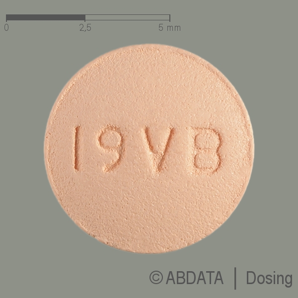 Produktabbildungen für IVABRADIN beta 2,5 mg Filmtabletten in der Vorder-, Hinter- und Seitenansicht.