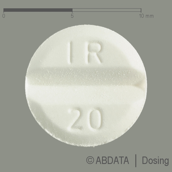 Produktabbildungen für ISOKET retard 20 mg Retardtabletten in der Vorder-, Hinter- und Seitenansicht.