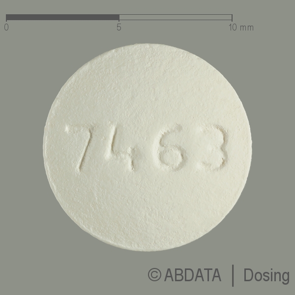 Produktabbildungen für ESCITALOPRAM AbZ 20 mg Filmtabletten in der Vorder-, Hinter- und Seitenansicht.