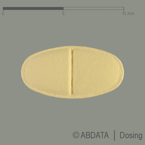 Produktabbildungen für TADALAFIL Hennig 5 mg Filmtabletten in der Vorder-, Hinter- und Seitenansicht.