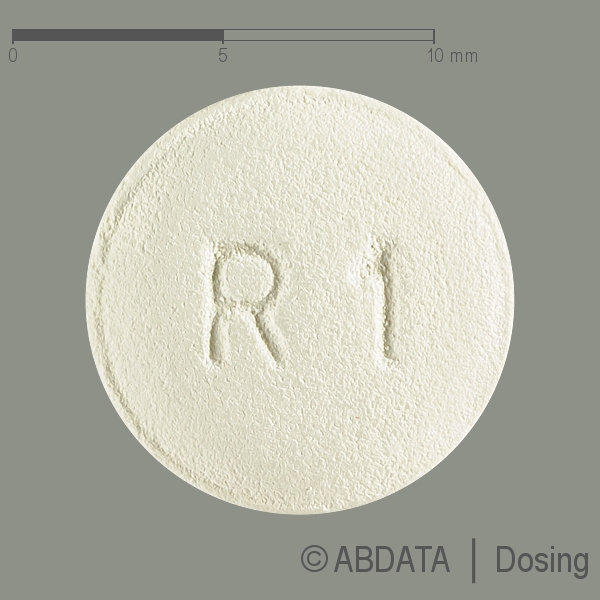Produktabbildungen für ROSAZIMIB 5 mg/10 mg Filmtabletten in der Vorder-, Hinter- und Seitenansicht.