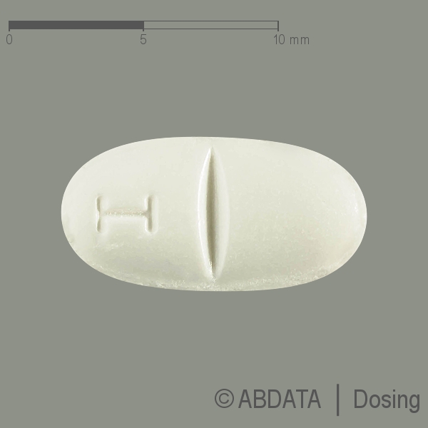 Produktabbildungen für ESLICARBAZEPIN beta 200 mg Tabletten in der Vorder-, Hinter- und Seitenansicht.