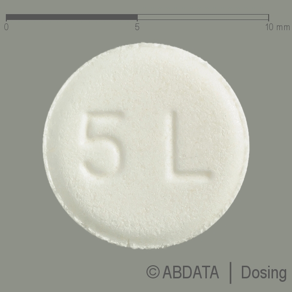 Produktabbildungen für L-THYROXIN Aventis 125 μg Tabletten in der Vorder-, Hinter- und Seitenansicht.