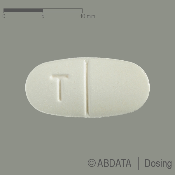Produktabbildungen für TELMISARTAN STADA 80 mg Tabletten in der Vorder-, Hinter- und Seitenansicht.