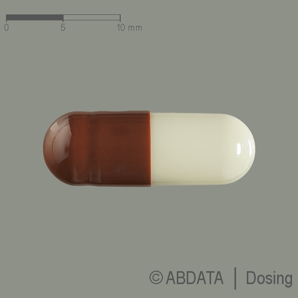 Produktabbildungen für RAMIPRIL/Amlodipin AbZ 10 mg/10 mg Hartkapseln in der Vorder-, Hinter- und Seitenansicht.