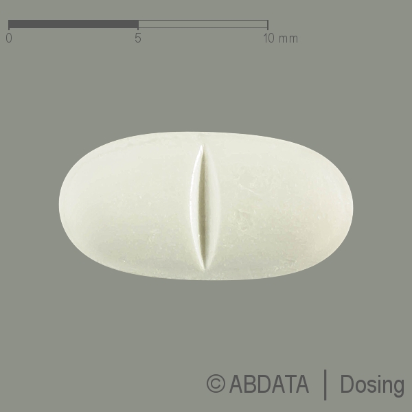 Produktabbildungen für ESLICARBAZEPIN beta 200 mg Tabletten in der Vorder-, Hinter- und Seitenansicht.
