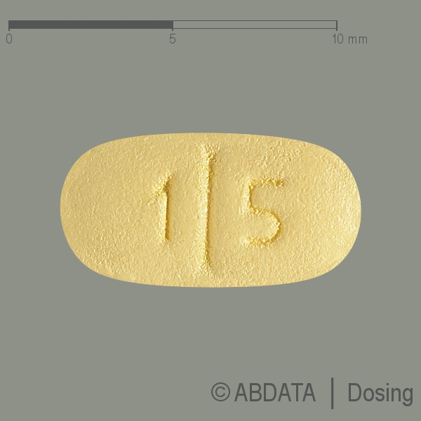 Produktabbildungen für MIRTAZAPIN Aurobindo 15 mg Filmtabletten in der Vorder-, Hinter- und Seitenansicht.