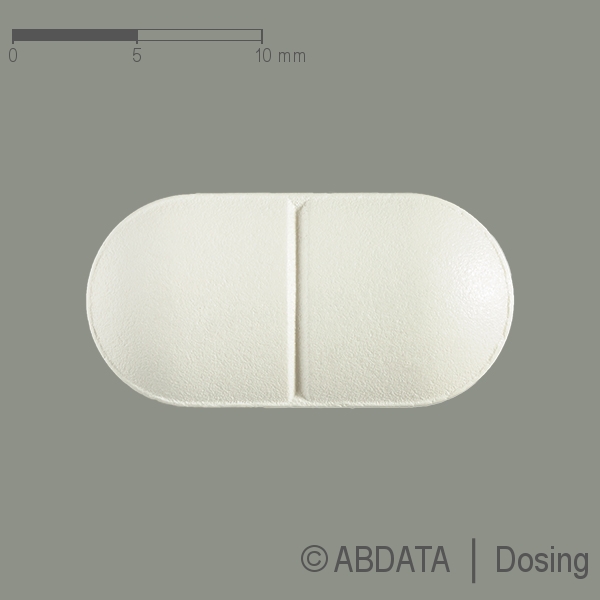 Produktabbildungen für LAMIVUDIN/Zidovudin Mylan 150 mg/300 mg Filmtabl. in der Vorder-, Hinter- und Seitenansicht.