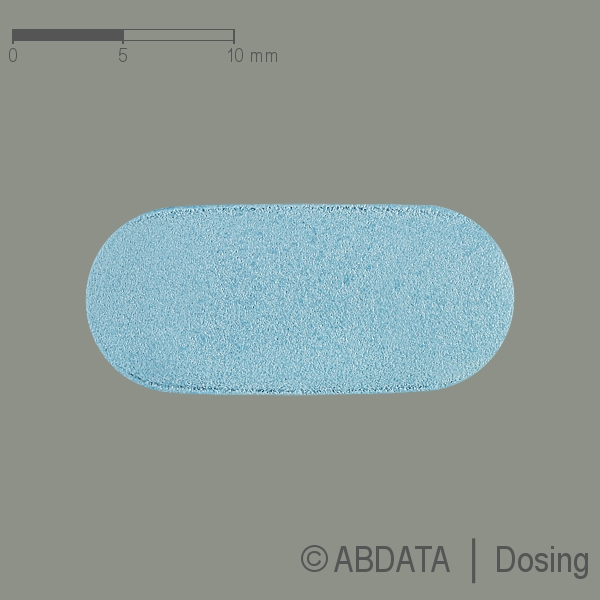 Produktabbildungen für EMTRICITABIN/Tenofovirdisoproxil Laurus 200/245 mg in der Vorder-, Hinter- und Seitenansicht.