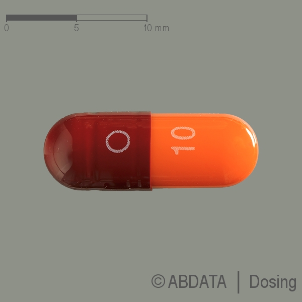 Produktabbildungen für OMEPRAZOL AbZ 10 mg magensaftresistente Kapseln in der Vorder-, Hinter- und Seitenansicht.