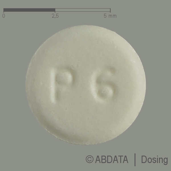 Produktabbildungen für PRAMIPEXOL TAD 0,088 mg Tabletten in der Vorder-, Hinter- und Seitenansicht.