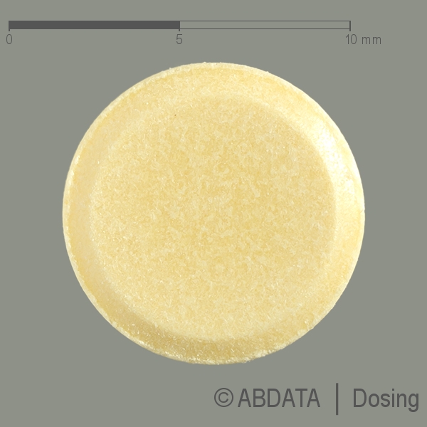 Produktabbildungen für LODOTRA 5 mg Tabl.m.veränd.Wirkstofffreisetzung in der Vorder-, Hinter- und Seitenansicht.