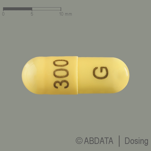 Produktabbildungen für GABAPENTIN-ratiopharm 300 mg Hartkapseln in der Vorder-, Hinter- und Seitenansicht.