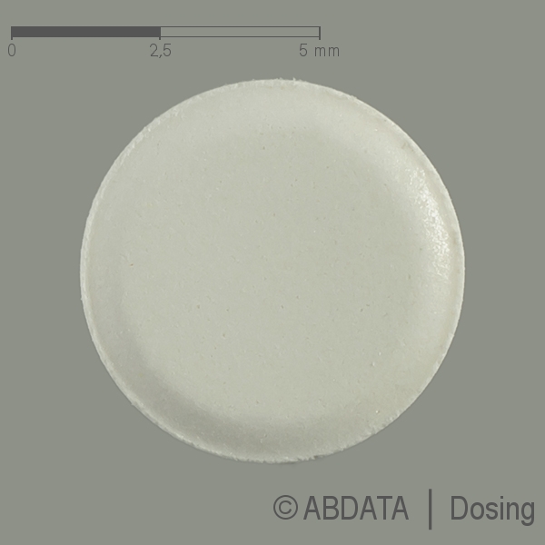 Produktabbildungen für REPAGLINID-ratiopharm 0,5 mg Tabletten in der Vorder-, Hinter- und Seitenansicht.