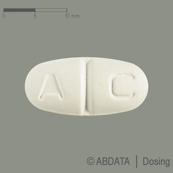 Produktabbildungen für AUGMENTAN 500 mg/125 mg Filmtabletten in der Vorder-, Hinter- und Seitenansicht.