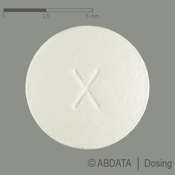 Produktabbildungen für DONEPEZIL-HCl PUREN 5 mg Filmtabletten in der Vorder-, Hinter- und Seitenansicht.