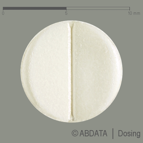 Produktabbildungen für BUSP 10 mg Tabletten in der Vorder-, Hinter- und Seitenansicht.