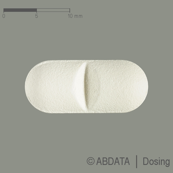 Produktabbildungen für METFORMIN STADA 850 mg Filmtabletten in der Vorder-, Hinter- und Seitenansicht.