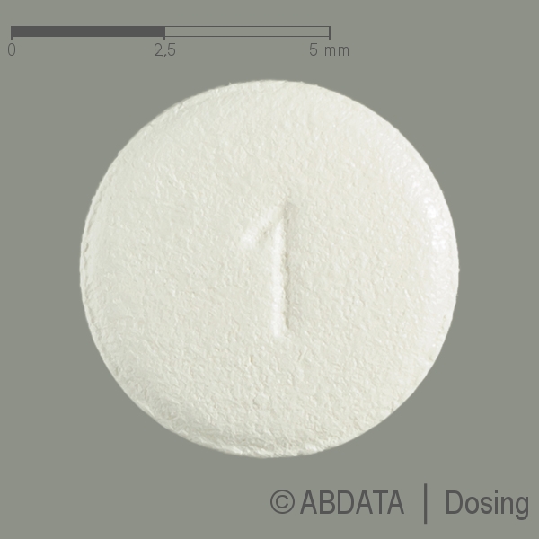 Produktabbildungen für LIVAZO 1 mg Filmtabletten in der Vorder-, Hinter- und Seitenansicht.