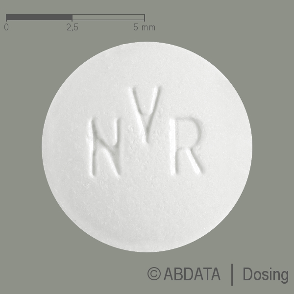 Produktabbildungen für JAKAVI 5 mg Tabletten in der Vorder-, Hinter- und Seitenansicht.