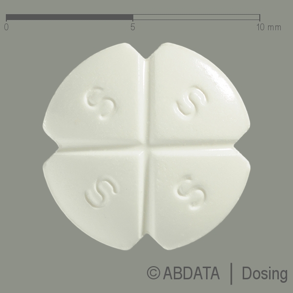Produktabbildungen für ATTENTIN 5 mg Tabletten in der Vorder-, Hinter- und Seitenansicht.