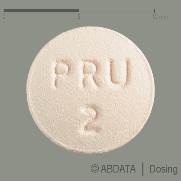 Produktabbildungen für RESOLOR 2 mg Filmtabletten in der Vorder-, Hinter- und Seitenansicht.