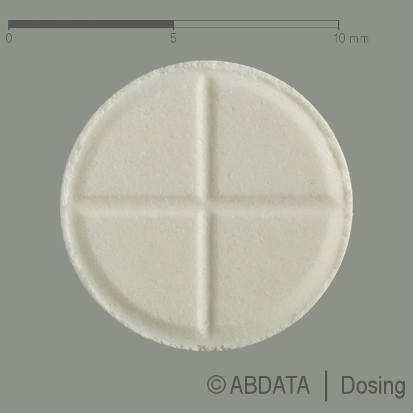Produktabbildungen für DEXAMETHASON acis 4 mg Tabletten in der Vorder-, Hinter- und Seitenansicht.