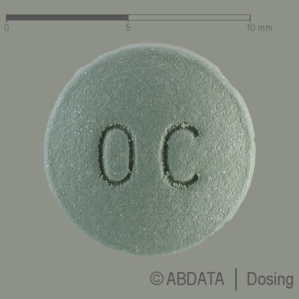 Produktabbildungen für OXYGESIC 80 mg Retardtabletten in der Vorder-, Hinter- und Seitenansicht.