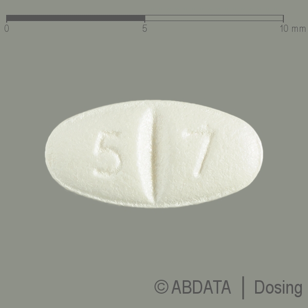 Produktabbildungen für LOSARTAN-Kalium PUREN 25 mg Filmtabletten in der Vorder-, Hinter- und Seitenansicht.