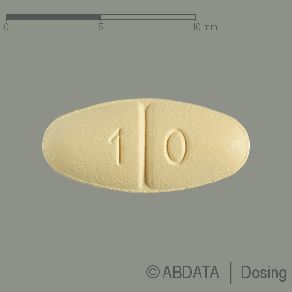 Produktabbildungen für MEMANTINE Merz 10 mg Filmtabletten in der Vorder-, Hinter- und Seitenansicht.