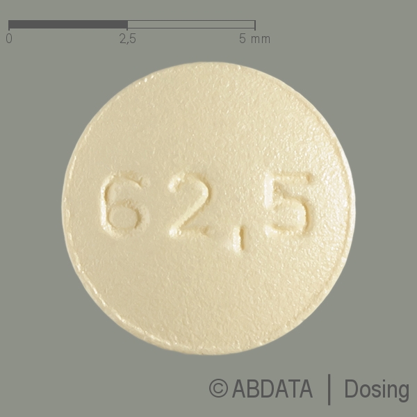 Produktabbildungen für BOSENTAN beta 62,5 mg Filmtabletten in der Vorder-, Hinter- und Seitenansicht.